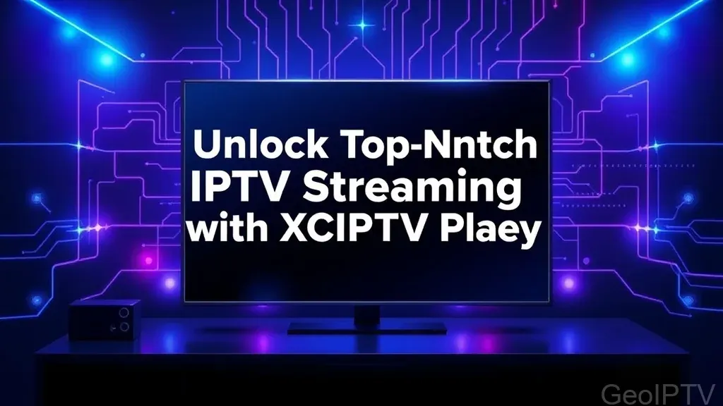 Featured image - Unlock Top-Notch IPTV Streaming with XCIPTV Player